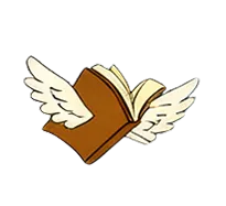 Decorative open book